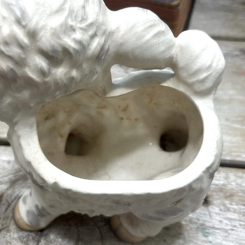 Vintage Napco Lamb Ceramic Planter. Numbered | Kitschy | Anthropomorphic